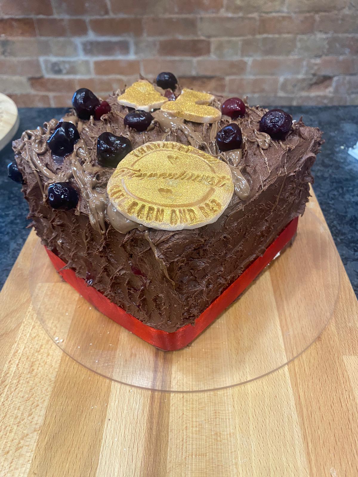 Chocolate Christmas Cake